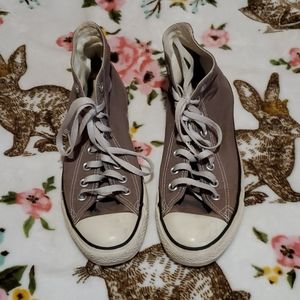 CONVERSE || Gray High Top Shoes